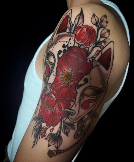 tattoos/ - Sadie Gabriella Fox Mask  - 144565